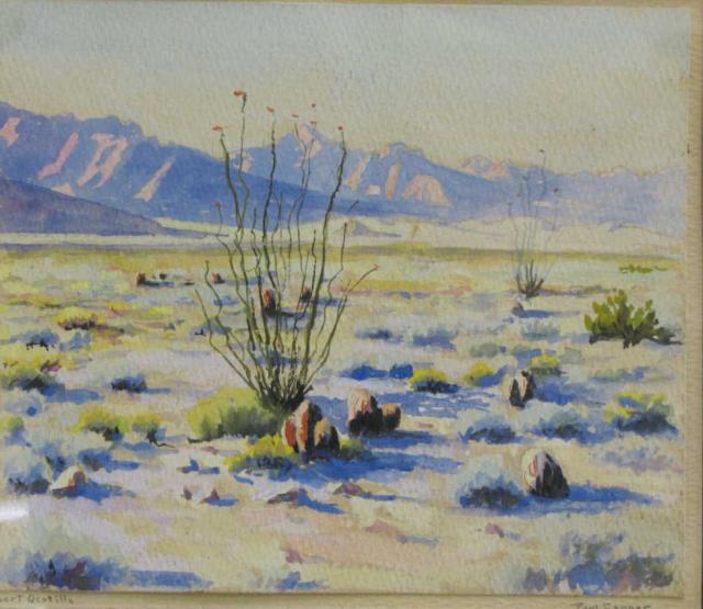 Appraisal: Paul Conner Calif - x Watercolor Signed and titled on