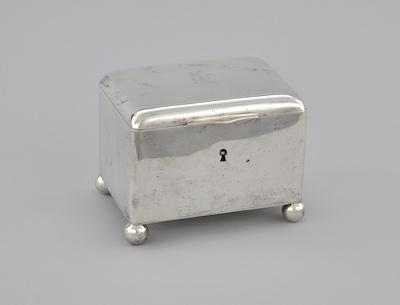 Appraisal: An Austro-Hungarian Silver with Gold Wash Box Oblong rounded shape