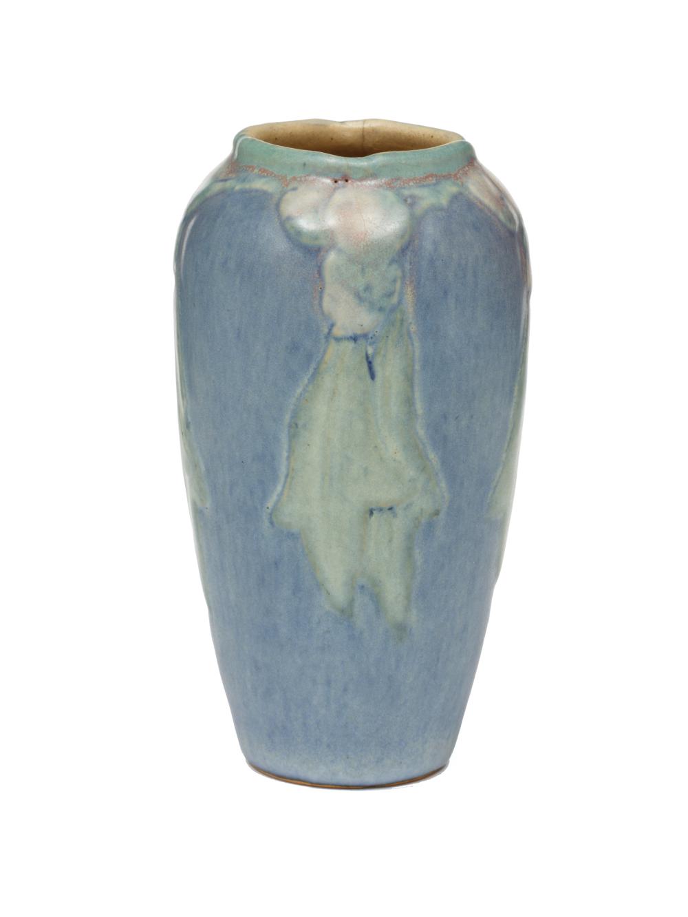 Appraisal: Newcomb College Art Pottery Vase decorated by Sadie Irvine holly