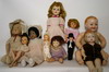 Appraisal: DOLLS - Mixed lot of ten including a Circa handmade