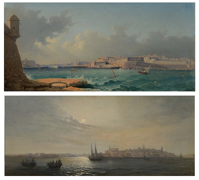 Appraisal: GIROLAMO GIANNI - Morning Valletta Harbour Malta signed and dated