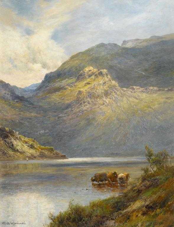 Appraisal: ALFRED DE BREANSKI SENIOR RBA - THE CORMORANT'S ROCK LOCH