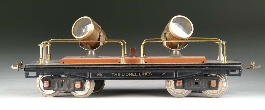 Appraisal: LIONEL STANDARD GAUGE SEARCH LIGHT CAR This early car has