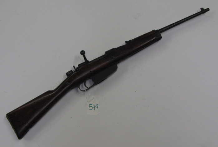 Appraisal: ITALIAN R E TERNI CARNICO BOLT ACTION CARBINE mm caliber