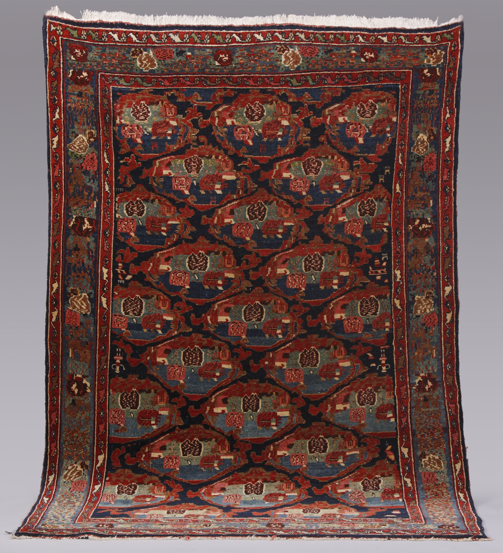 Appraisal: Bijar Rug Very good overall cond x Provenance Property of