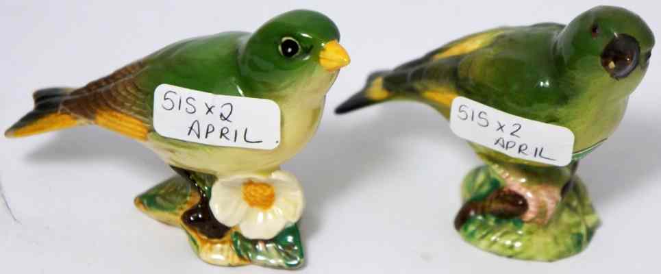 Appraisal: Beswick Greenfinch A and B