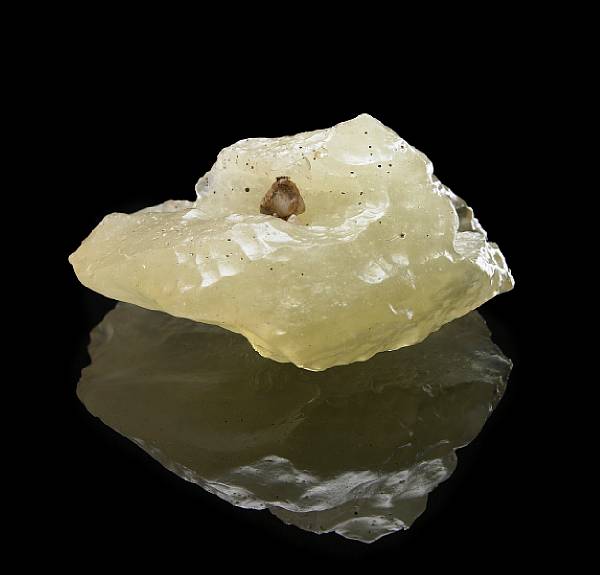 Appraisal: Libyan Desert Glass Egypt This specimen was formed approximately million