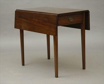 Appraisal: Federal-Style Mahogany Pembroke Table Comprised of antique and later parts