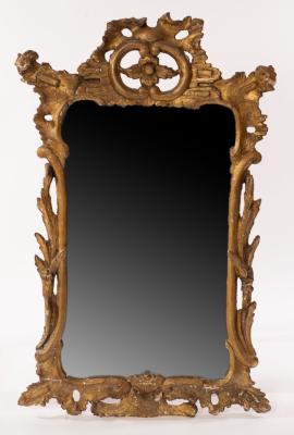 Appraisal: An th Century gilt upright wall mirror with Rococo frame