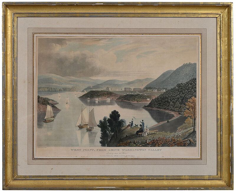 Appraisal: William James Bennett Engraver English American - West Point From