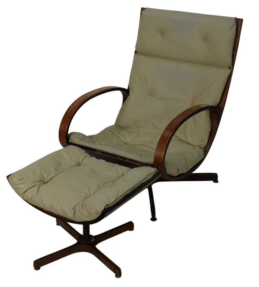 Appraisal: Unusual Plycraft Chair by Mulhauser Unusual Plycraft Chair by Mulhauser