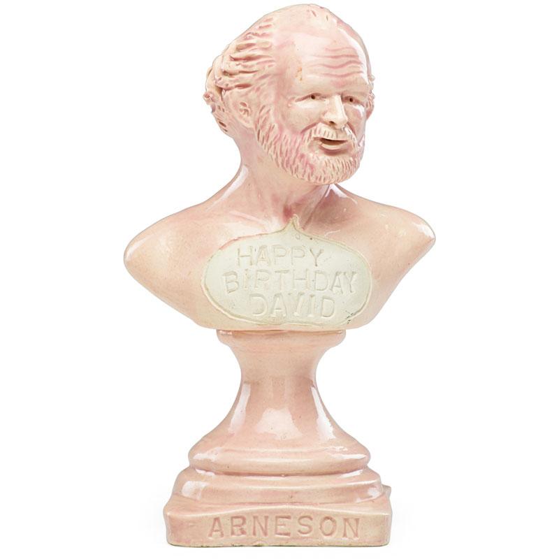 Appraisal: ROBERT ARNESON Self-Portrait Trophy Bust Condition Report Excellent condition no