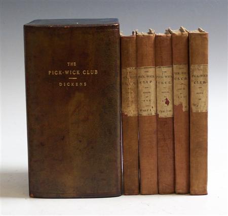 Appraisal: Dickens Charles The posthumous papers of the Pickwick Club edited