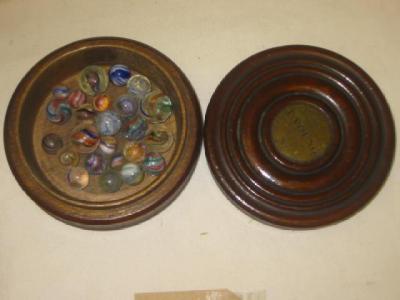 Appraisal: Twenty four various pre-war glass marbles in th century circular