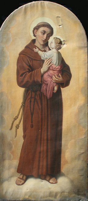 Appraisal: FRANK Julius German - Saint Anthony with the Infant Jesus