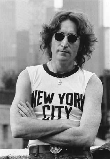 Appraisal: GRUEN BOB - John Lennon N Y C T-Shirt Silver