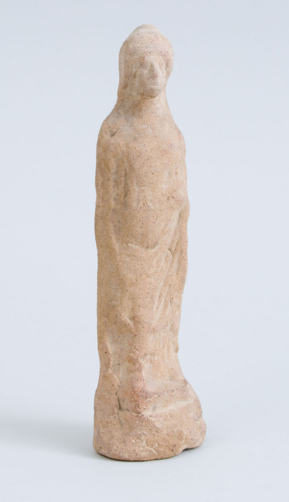 Appraisal: CYPRIOT TERRACOTTA FIGURE OF A NOBLE LADY in Provenance Susette