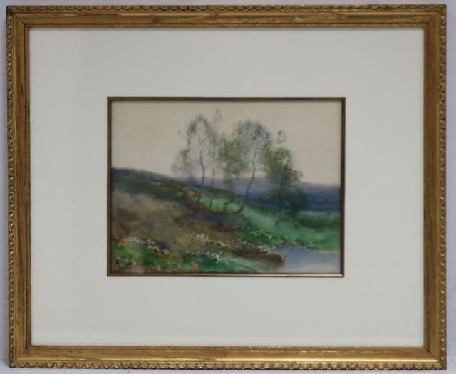 Appraisal: BRYANT CHAPIN - MA FALL RIVER SCHOOLPAINTER FRAMED AND GLAZED