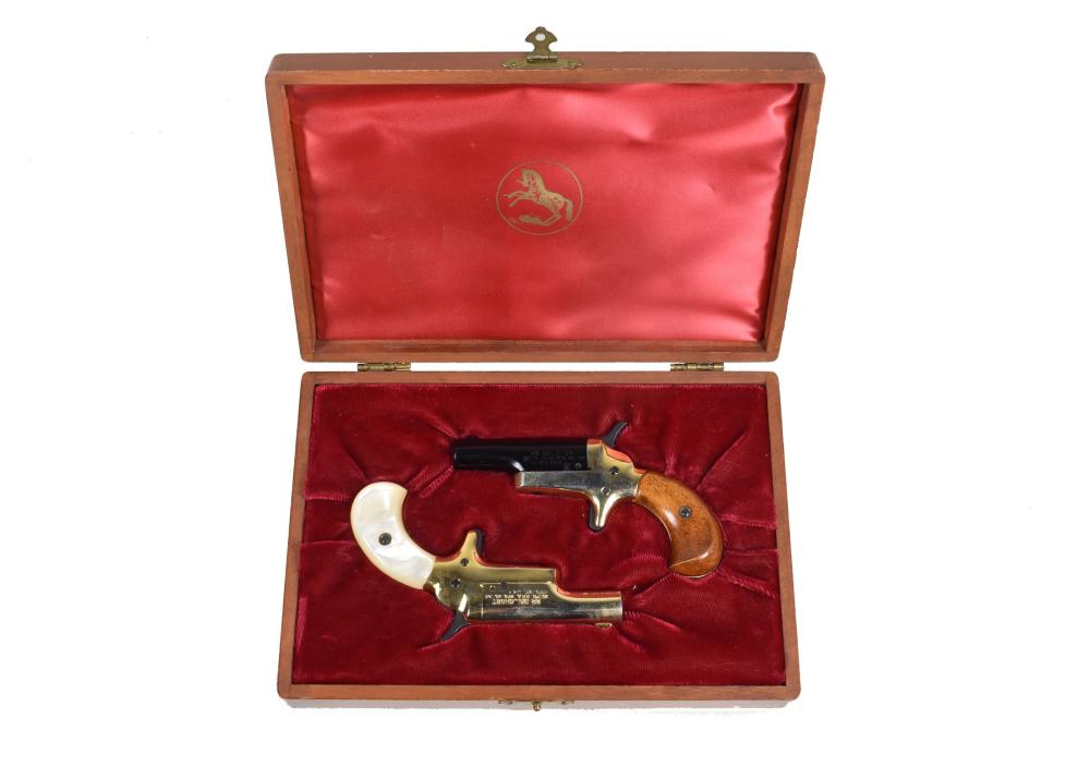 Appraisal: CASED SET OF COLT CALIBER SHORT HIS HER PISTOLS Each