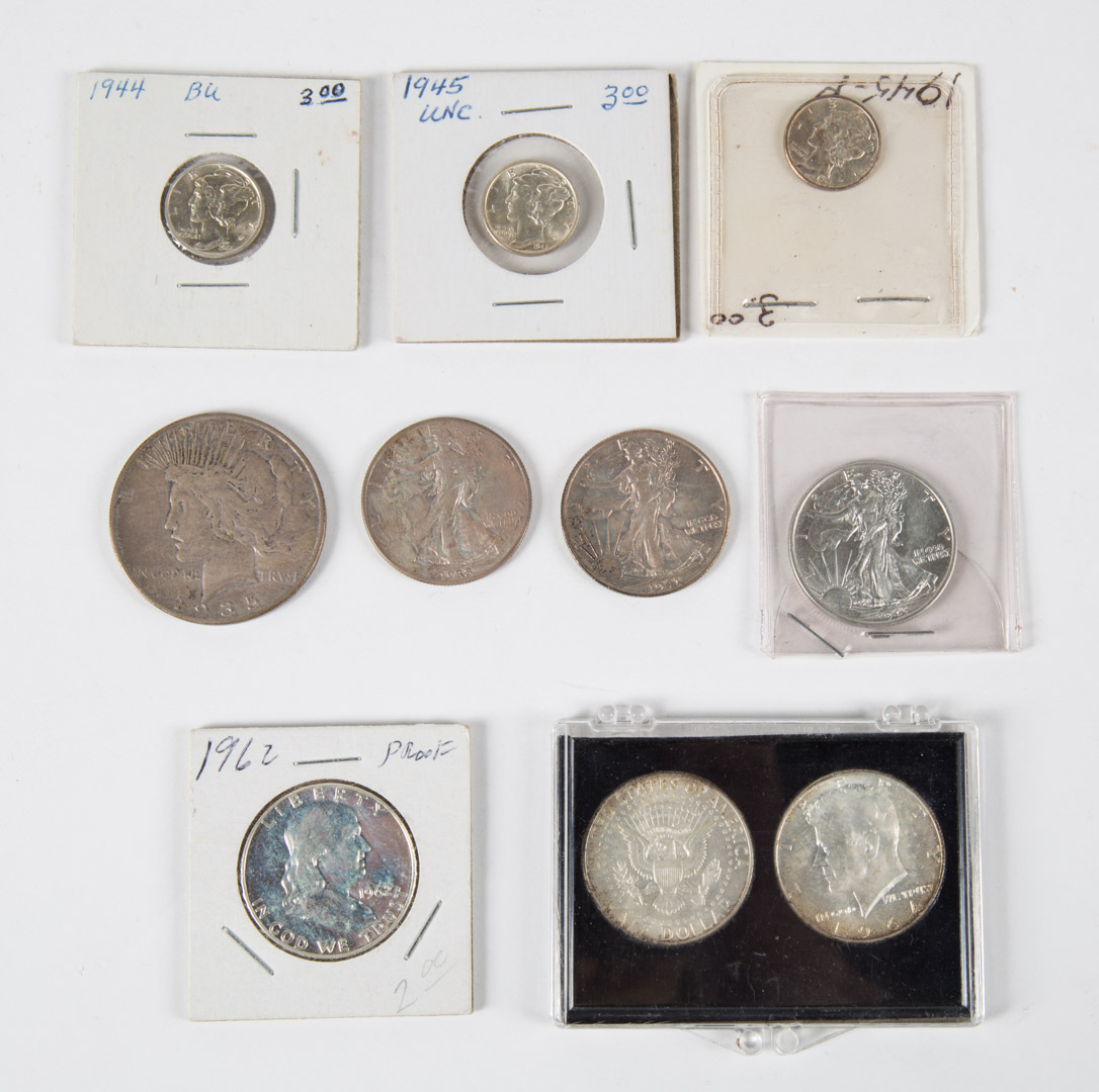 Appraisal: USA Mixed Silver Coins - Mixed silver coins comprising Mercury