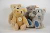 Appraisal: TEDDY BEARS - Lot of four Steiff to H teddy