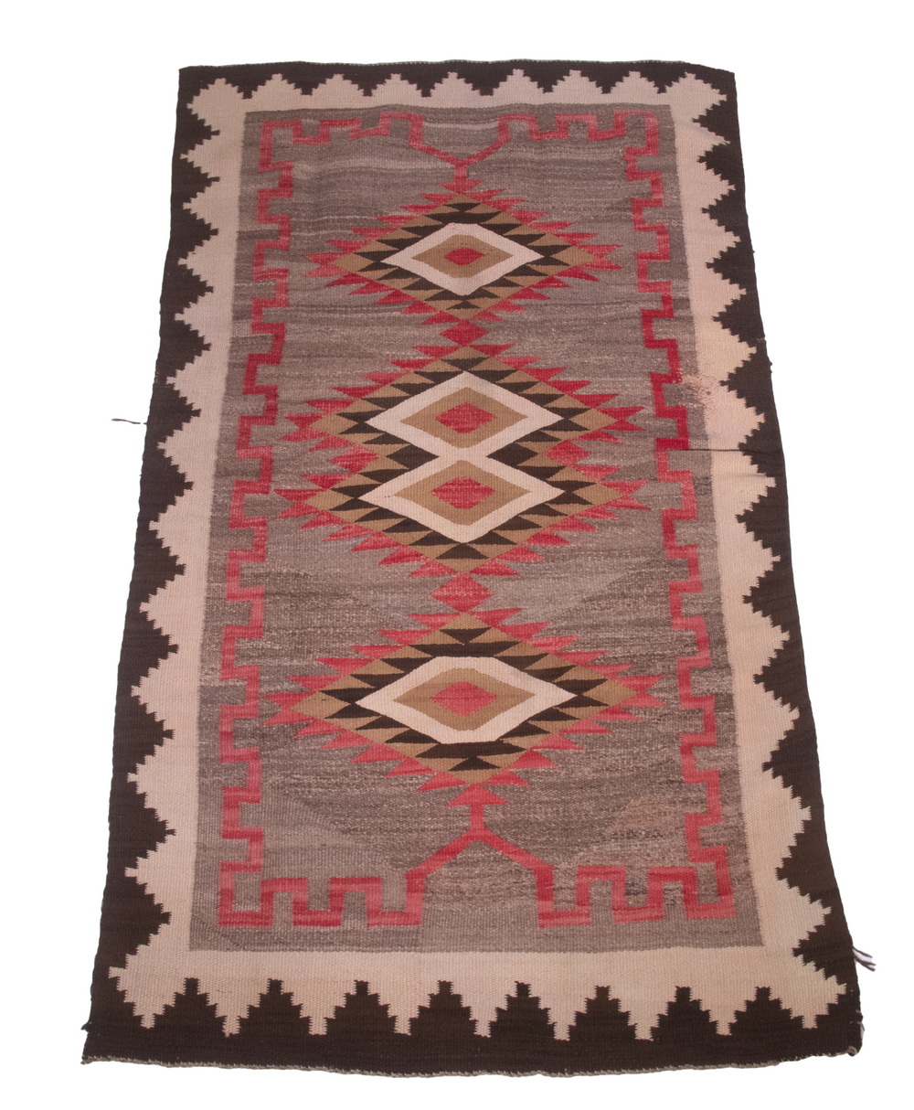 Appraisal: EARLY TH C NAVAJO BLANKET Circa - Southwest Native American