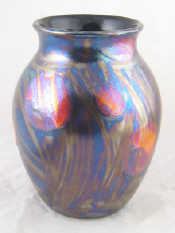 Appraisal: A Poole pottery Metallic Galaxy lustre glazed vase ht cm