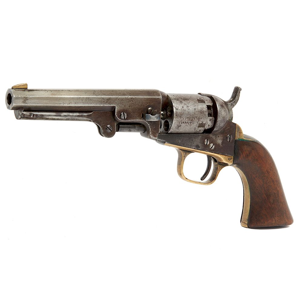 Appraisal: Colt Pocket Revolver Colt pocket revolver with inch barrel manufactured