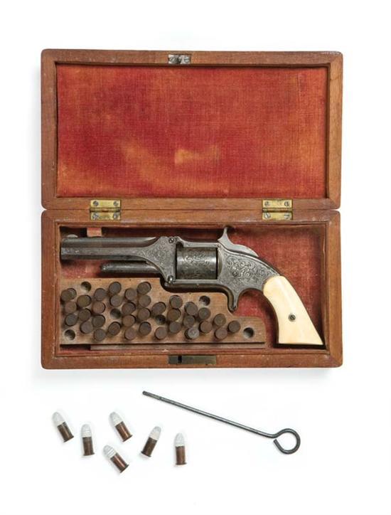 Appraisal: CASED SMITH WESSON FIRST ISSUE REVOLVER American mid th century