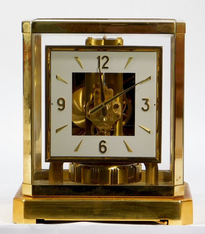 Appraisal: C Swiss Jaegar LeCoultre Model - Atmos Clock Switzerland Circa