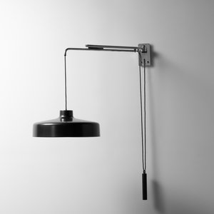 Appraisal: Gino Sarfatti Italian - Adjustable Wall Lamp model n c