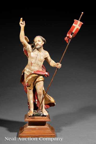 Appraisal: An Italian Carved and Polychromed Wood Figure of Christ late