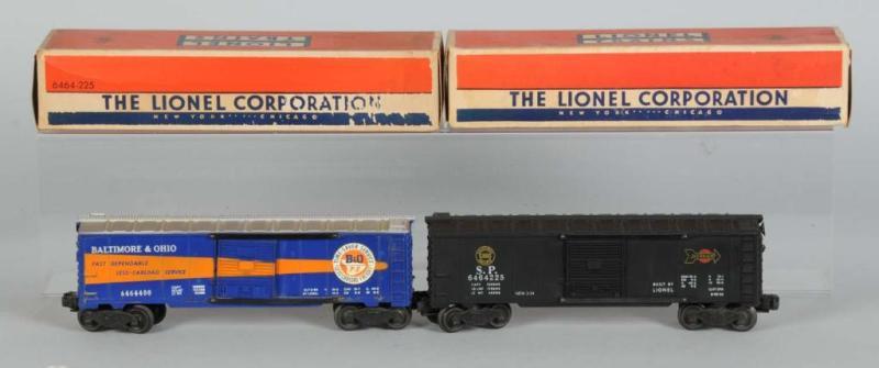 Appraisal: Lot of Lionel No Box Cars in OB Description Includes