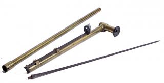 Appraisal: Periscope Cane Dated A fully brass mounted periscope cane which