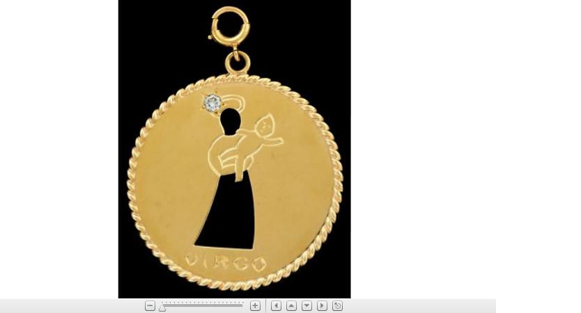 Appraisal: karat yellow gold 'Virgo' charm Cartier s