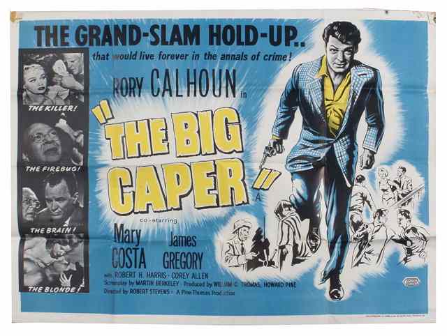 Appraisal: THE BIG CAPER United Artists crime starring Rory Calhoun British