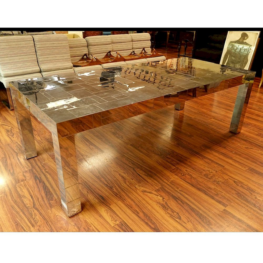 Appraisal: Paul Evans - Cityscape Dining Table Paul Evans American -