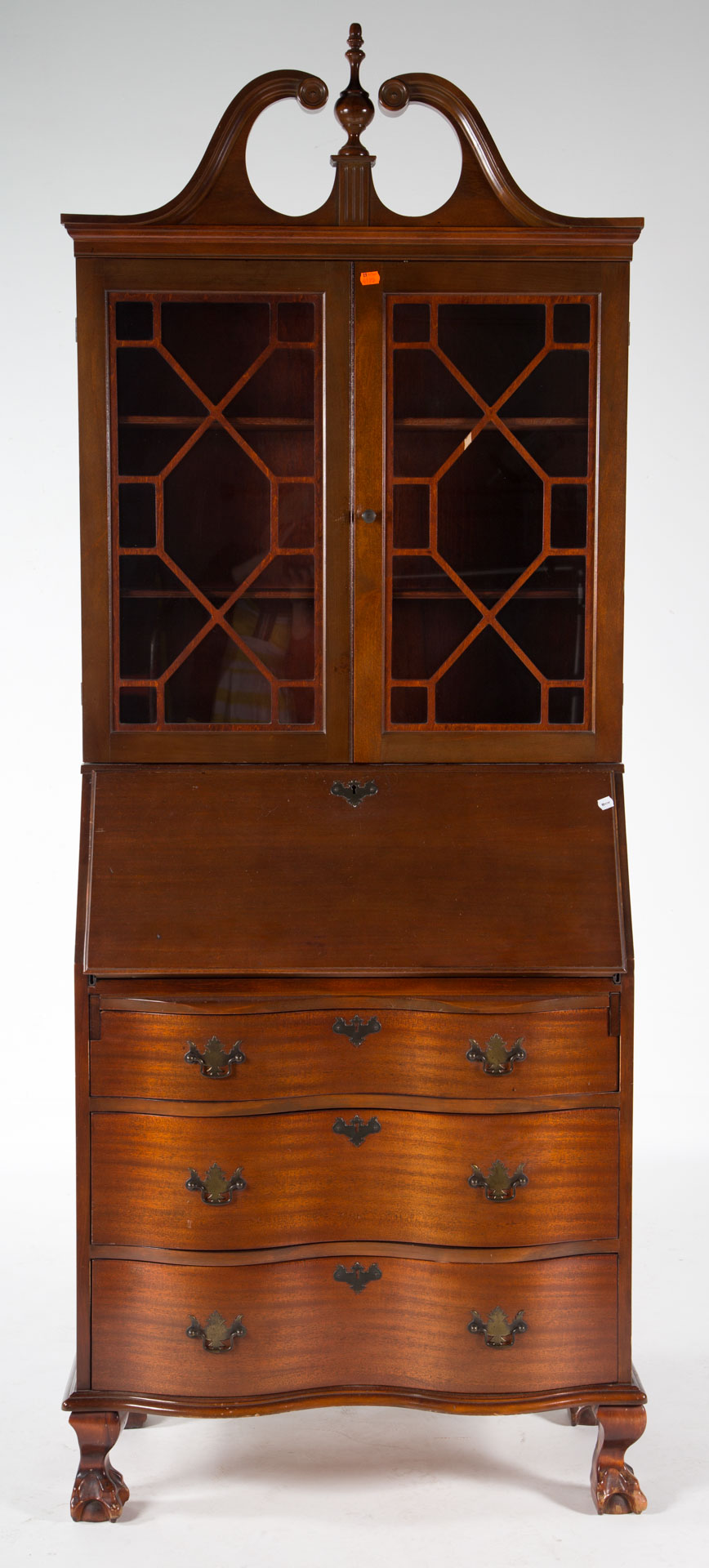 Appraisal: Mahogany secretary desk