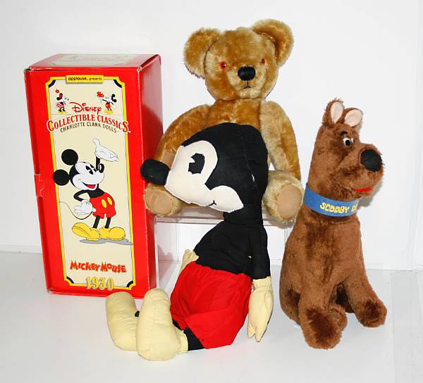 Appraisal: Stuffed Animal Assortment Lot includes contemporary animals of boxed Disney