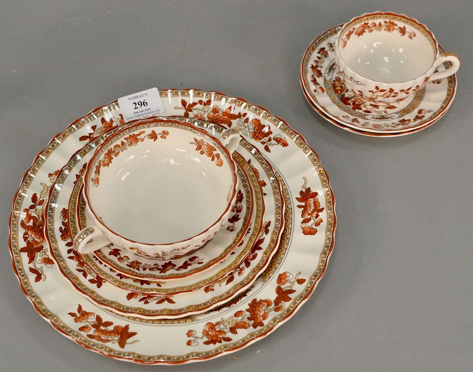 Appraisal: Spode Indian Tree dinner set setting for eighteen total pieces