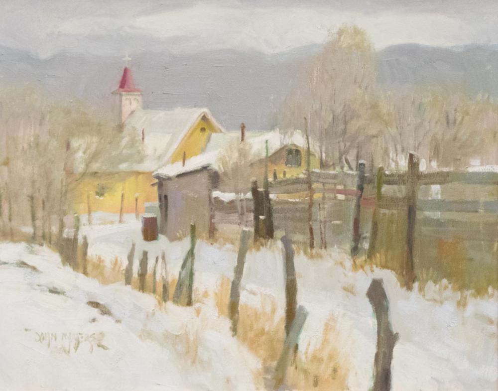 Appraisal: JOHN MOYERS New Mexico Canada born oil on canvas Winter