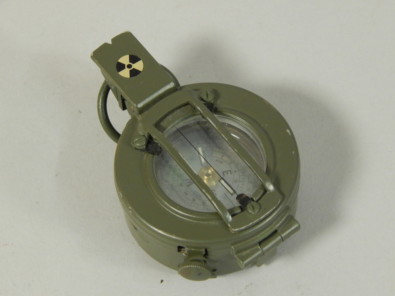 Appraisal: A Stanley military issue compass bearing various numbers to underside