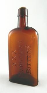 Appraisal: Bitters bottle Bitters- rectangular marked vertically 'XXX Dandelion Bitters' Ring