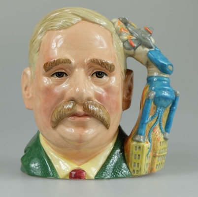 Appraisal: Royal Doulton large character jug H G Wells D limited