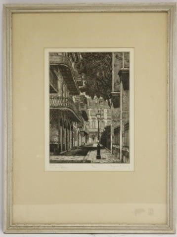 Appraisal: AFTER EUGENE LOVING - LOUISIANA TITLED PIRATE ALLEY OLD NEW