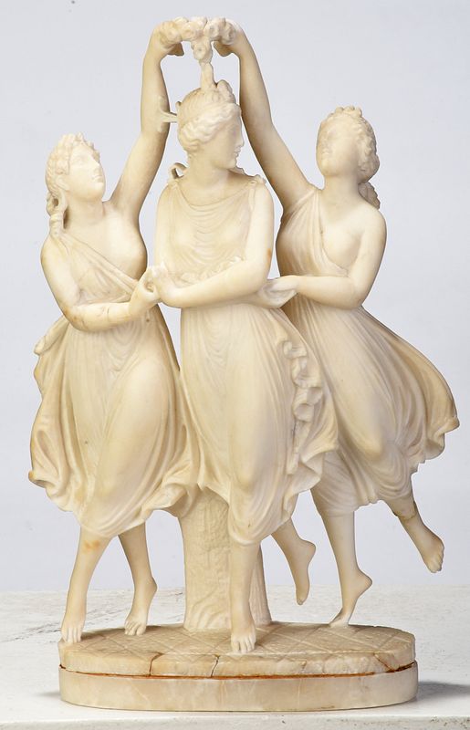 Appraisal: After Antonio Canova Italian - The Three Graces th century