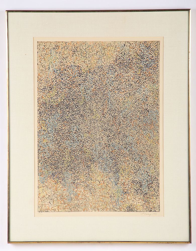 Appraisal: Mark Tobey - The Passing Mark Tobey American - The