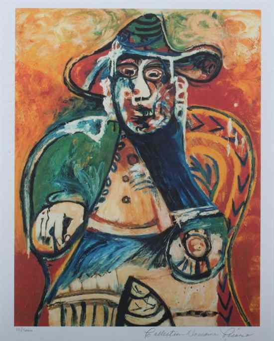 Appraisal: AFTER PABLO PICASSO th century GROUP OF FOUR WORKS each