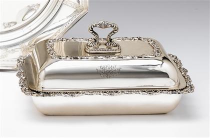 Appraisal: Gorham sterling silver covered vegetable dish th century Rectangular with