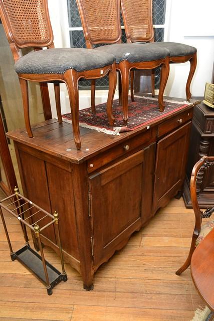 Appraisal: AN ANTIQUE FRENCH PROVINCIAL SIDEBOARD AN ANTIQUE FRENCH PROVINCIAL SIDEBOARD